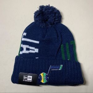Utah Jazz tip off beanie hat